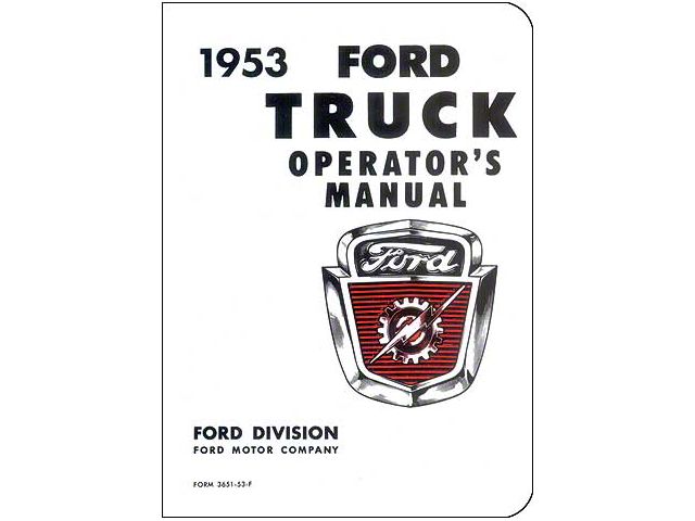 1953 Ford Truck Owners