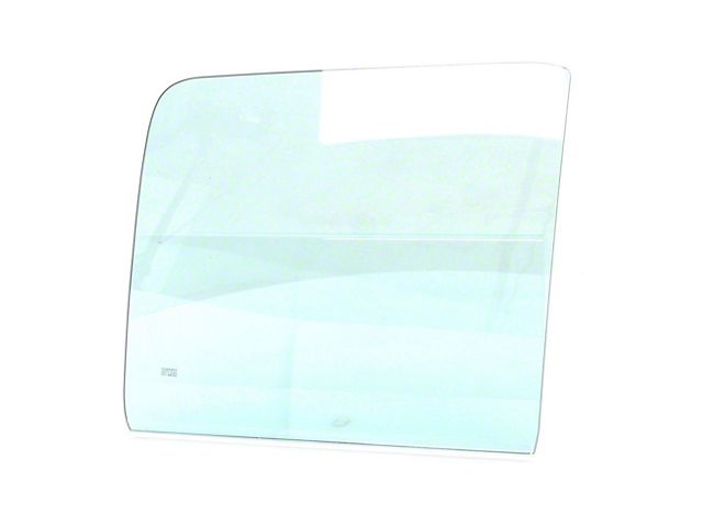 902372 Ecklers Rear Door Glass; Green Tint; Passenger Side (73-79 F-250 Crew Cab)