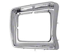 Rectangle Headlight Door; Chrome; Passenger Side (78-79 F-100, F-150, F-250, F-350)