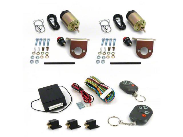 Ford Truck Shaved Door Popper Kit With Remote