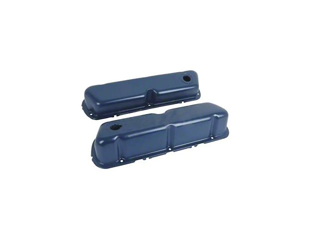Ford Valve Covers, Small Block, Painted Blue, 1962-1979