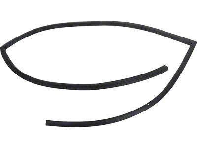 Ford Weatherstrip Door Seal,Upper Driver Side,With Molded Ends, 1966-1977