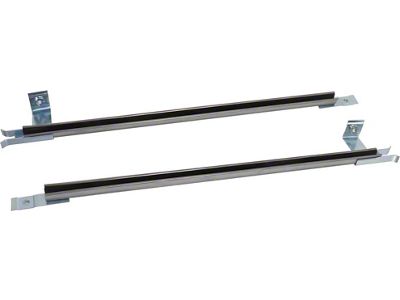Ford Weatherstrip Glass Run Division Bar Kit,Front Driver/Passenger Side,Lower Hinge Side With Bracket, 1966-1977