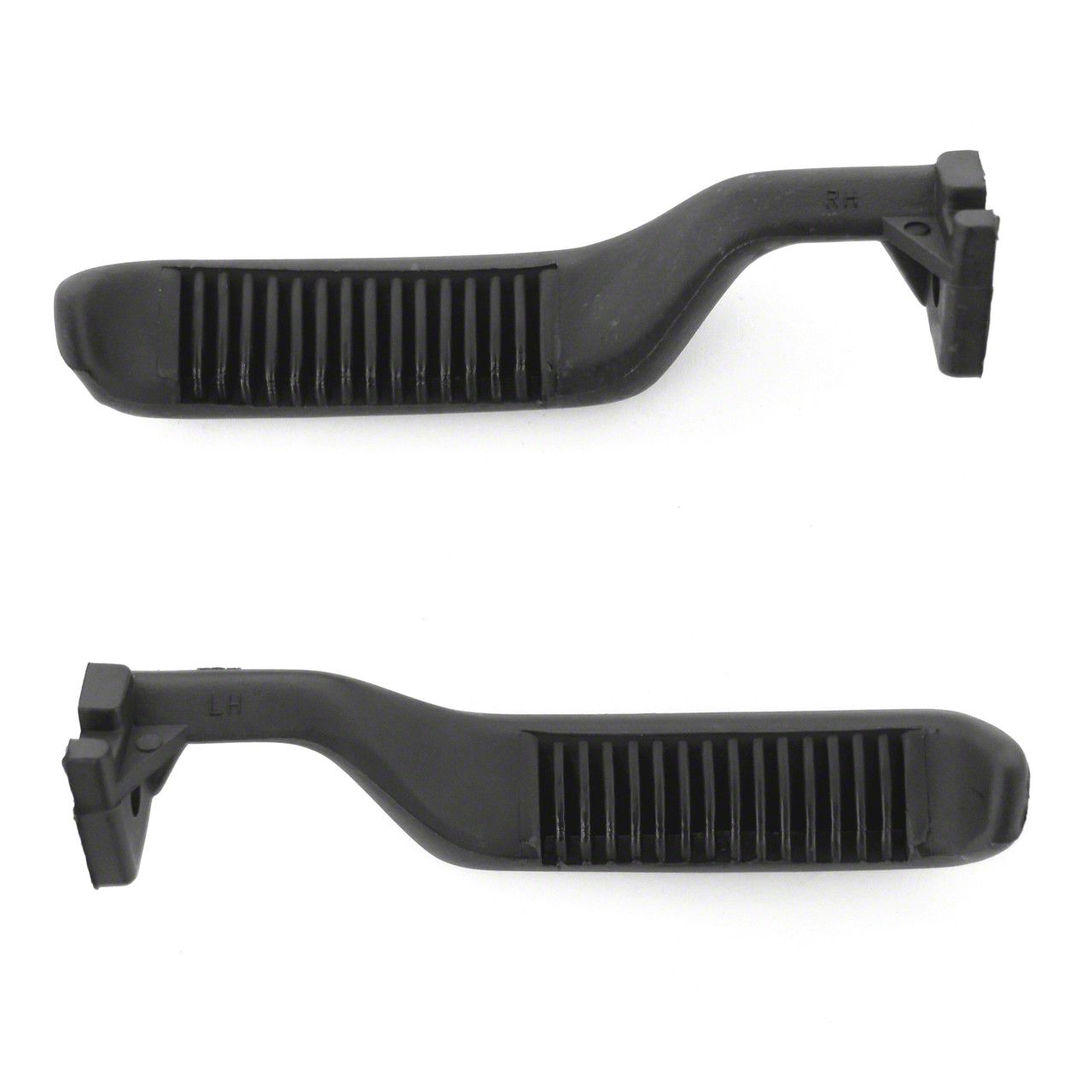 thumbnail image 2 of Pair Front Inner Door Handles For Ford Bronco & F-Series (1987-97) – Driver & Passenger Side, Black Textured Plastic 2 of 5