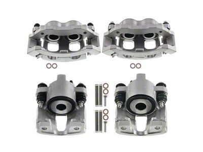 Brake Calipers; Front and Rear (97-98 F-250 w/ Phenolic 1-Piston Rear Calipers)