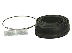 Flexy Flare Rubber Fender Extensions; 4-Piece Kit (73-79 F-150, F-250, F-350)