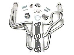 1-5/8-Inch Long Tube Headers; Polished Ceramic (67-81 Firebird w/ Pontiac V8)