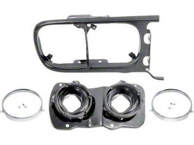 Headlight Mounting Set; Passenger Side (1969 Firebird)