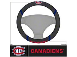 Steering Wheel Cover with Montreal Canadiens Logo (Universal; Some Adaptation May Be Required)