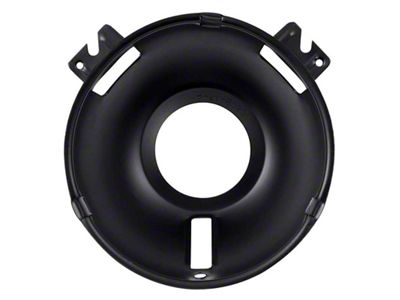 Inner High Beam Headlight Bucket; 5-3/4-Inch; Driver Side (1970 Ranchero w/ Hidden Headlights)