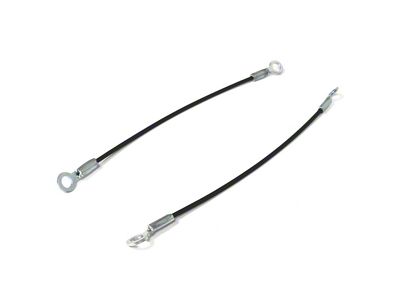 Tailgate Check Cables; 19-Inch (72-79 Ranchero)