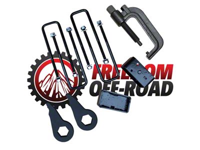 Freedom Offroad 1 to 3-Inch Leveling Kit Torsion Keys with Install Tool (88-99 C1500)