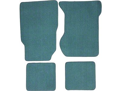 Front And Rear Floor Mat Set, Galaxie, 1969-1972