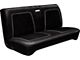 Front Bench Seat Cover - Falcon 4-Door Station Wagon - Black L-110