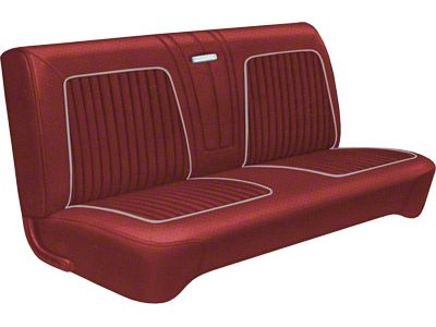 Front Bench Seat Cover - Falcon 4-Door Station Wagon - Red L-1377