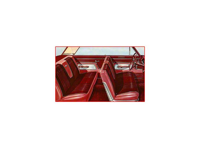 Front Bench Seat Cover, Galaxie 500, 1963