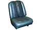 Front Bucket & Rear Seat Covers Set, Sports Coupe, Fairlane, 1963