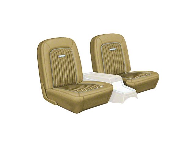 Front Bucket Seat Covers - Falcon Futura, Sprint 2-Door & Ranchero - Palomino L-2288