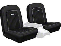 Front Bucket Seat Covers - Falcon Futura & Sprint Convertible - Black L-110