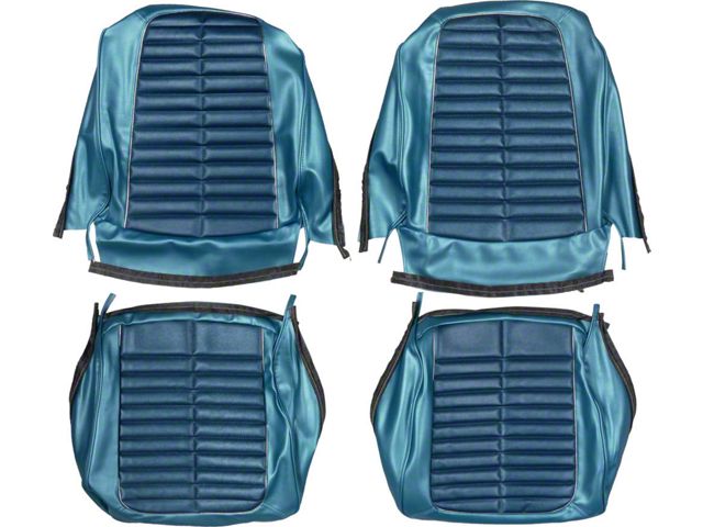 Front Bucket Seat Covers, Pair, Galaxie 500XL, 1964