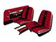 Front Buckets & Rear Seat Cover Set, Hardtop, Galaxie 500 XL, 1966