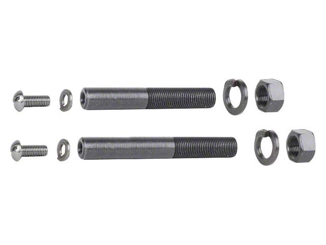 Front Bumper Arm & Radiator Splash Shield Mounting Bolt Set, Round Replacement Type, 24 Pieces, 1930-31