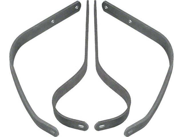 Front Bumper Bracket Set - 4 Pieces - Ford Deluxe