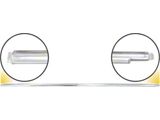 Front Door Moulding - Stainless Steel - Left - Convertible Sedan (1939 Ford Car; 1939 Ford Truck)
