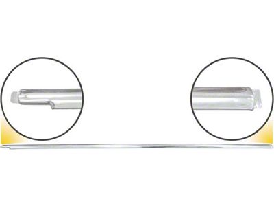 Front Door Moulding - Stainless Steel - Right - Ford Convertible Sedan