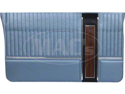 Front Door Panels, Pair, Vinyl, Fastback, Hardtop, Convertible, Galaxie 500, 1967