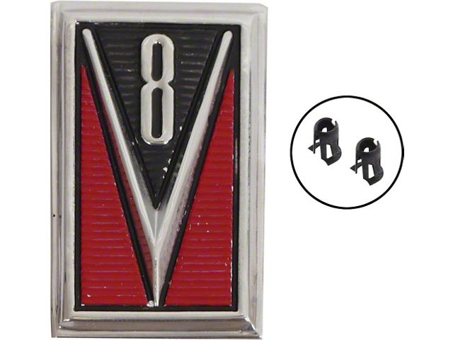 Comet V-8 Fender Emblem