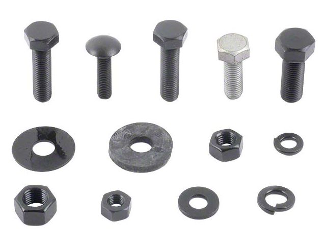 Front Fender Mounting Kit - 108 Pieces - Ford Passenger