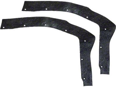 Front Fender Splash Shields/ Incl Clips/ Comet