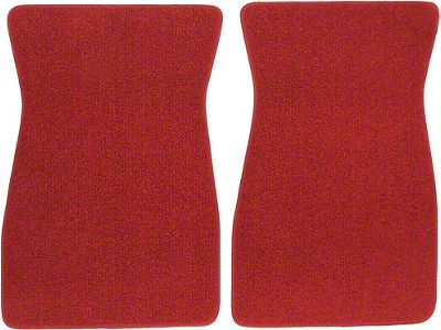 Front Floor Mats Only, Fairlane, 1966-1969