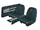 Front & Rear Seat Cover Set, Convertible, For Cars With Front Bucket Seats, Galaxie 500 XL, 1965
