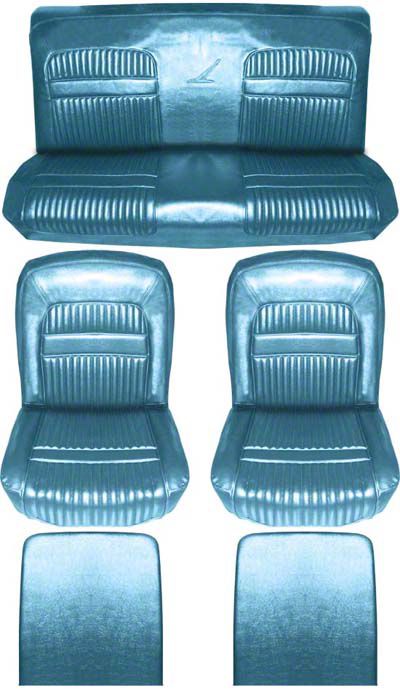 Front Rear Seat Cover Set With Buckets Falcon Hardtop Convertible 1961 1962