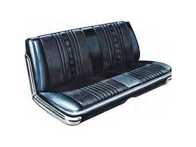 Front Seat Cover, Split Front Bench, Galaxie 500, 1966