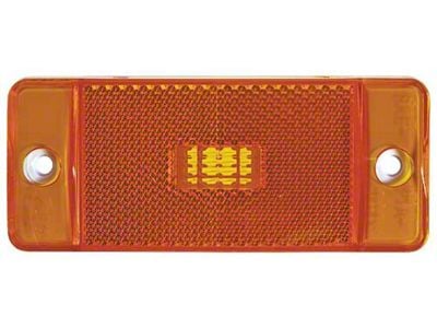 Front Side Marker Light - Right Or Left - Amber - With FordScript
