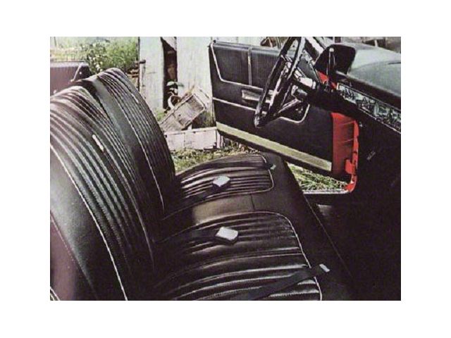 Front Split Bench & Rear Bench Cover Set, 500, Fastback/ Hardtop, Galaxie, 1964