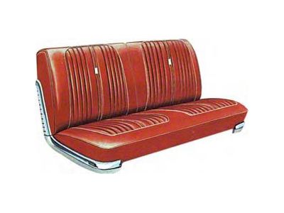 Front Split Bench Seat Cover, 500, Galaxie, 1964