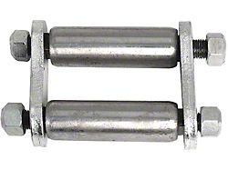 OPR Front Spring Shackle Kit - Steel Bushing - Ford Passenger