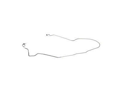 Front To Rear Brake Line, 1 Piece, OE Steel, Galaxie, 1961-1962