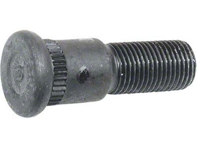 Serrated Wheel Stud; 1/2-20 (65-70 Country Sedan, Country Squire, Custom, Custom 500, Galaxie, Galaxie 500, LTD)