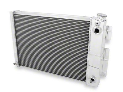 Frostbite Aluminum Dual Pass Radiator with 23-Inch Wide Core; 3-Row (67-69 Camaro w/ LS Swap)