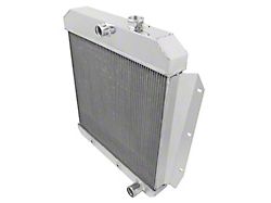 Frostbite Aluminum DownFlow Radiator; 2-Row (55-59 Chevrolet/GMC Truck)