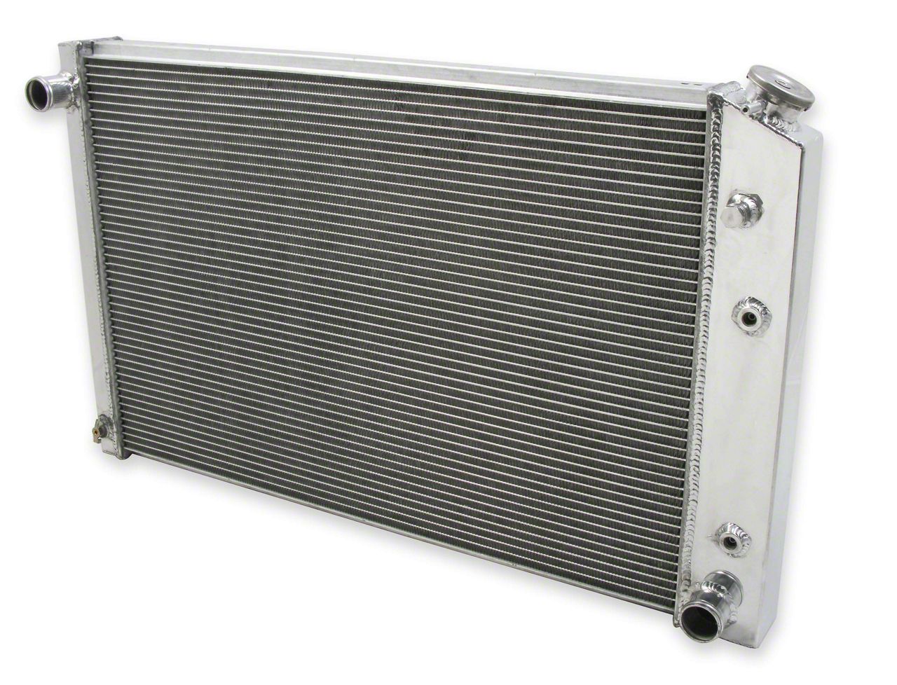 Frostbite Ecklers Aluminum Radiator; 4-Row FB167 (73-86 V8 C/K10 w/ 19 ...