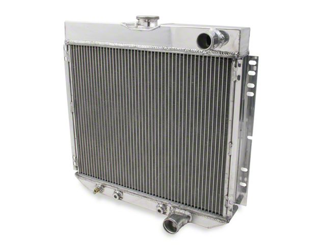 Downflow Radiator Car Frostbite Ecklers Aluminum DownFlow Radiator; 3-Row FB127 (67-70 I6 ...