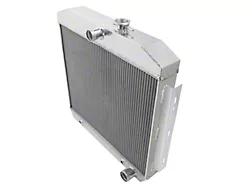 Frostbite Aluminum DownFlow Radiator; 2-Row (55-57 V8 150, 210, Bel Air, Nomad)