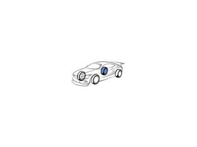 Frozen Rotors Slotted Rotor; Rear Passenger Side (68-69 Camaro w/ 4-Wheel Disc Brakes)