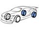 Frozen Rotors Vented Rotor; Rear (85-88 Camaro w/ Rear Disc Brakes & 1LE Performance Package; 89-92 Camaro w/ Rear Disc Brakes)